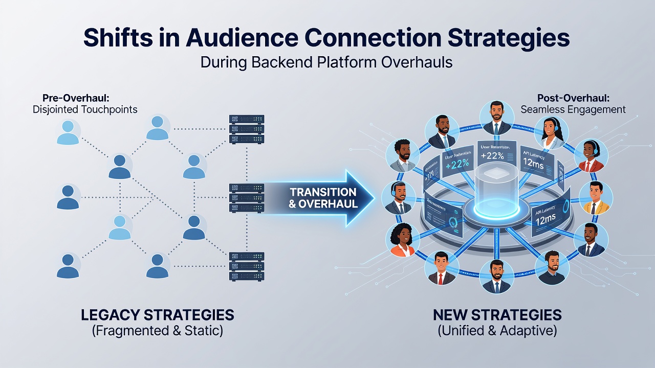 Shifts in Audience Connection Strategies During Backend Platform Overhauls